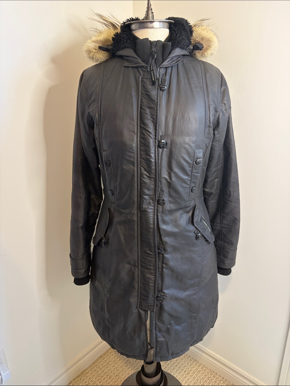 🇨🇦CANADA GOOSE Black 2500L Vintage Arctic Program Down Parka SIZE M/M